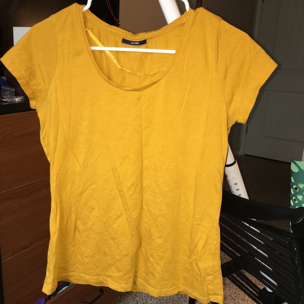 Kiabi Mustard Yellow T-Shirt